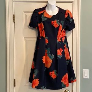 Anthropologie dress black motif. Size 12.  NEW